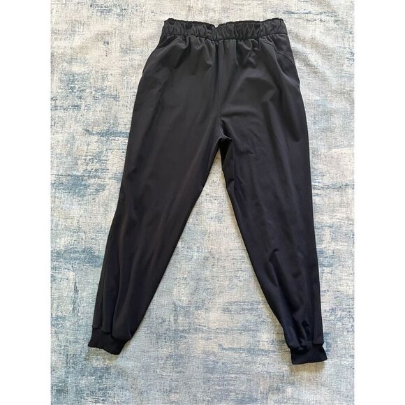 Lululemon Black Keep Moving High Rise Jogger Style W5CV4S Size 12 - Picture 2 of 6